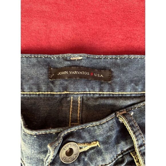 John Varvatos Distressed Gray Jeans - Picture 4 of 8